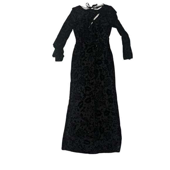 SAINTS & SECRETSElegant Black Floral Dress SIZE M - Picture 1 of 13